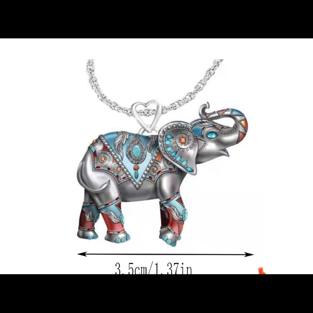 COPY - 🐘cute elephant necklace 🐘 - Picture 2 of 2